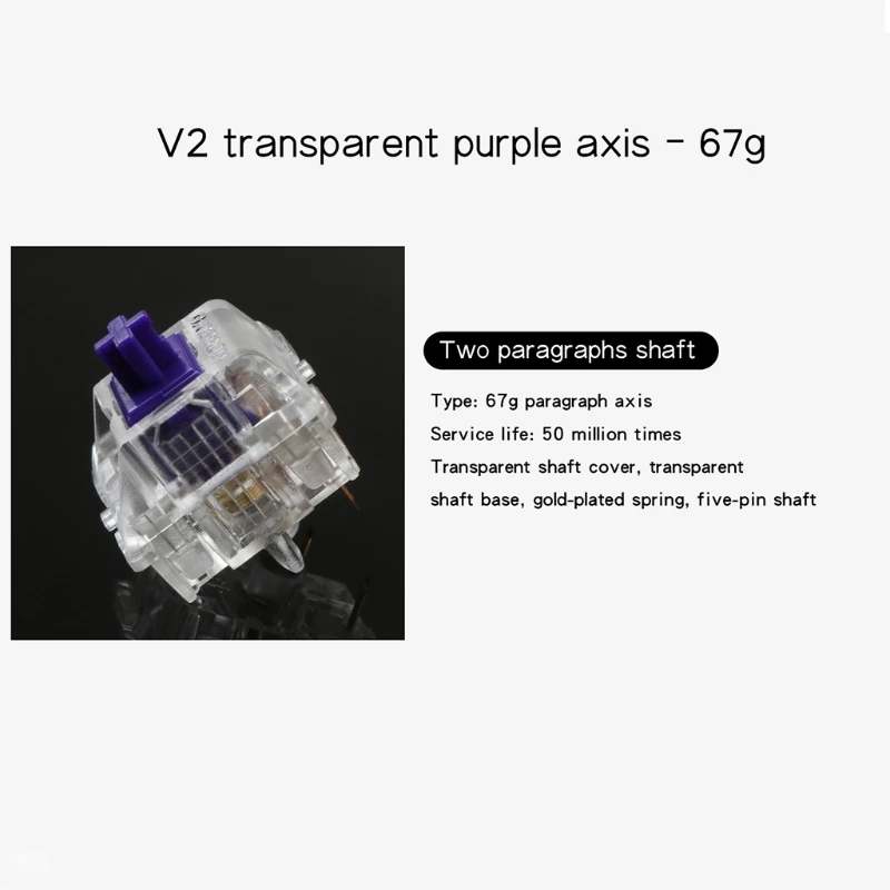 2022 New Zealios Tactile V2 Linear Switches Mx Style 5pin For