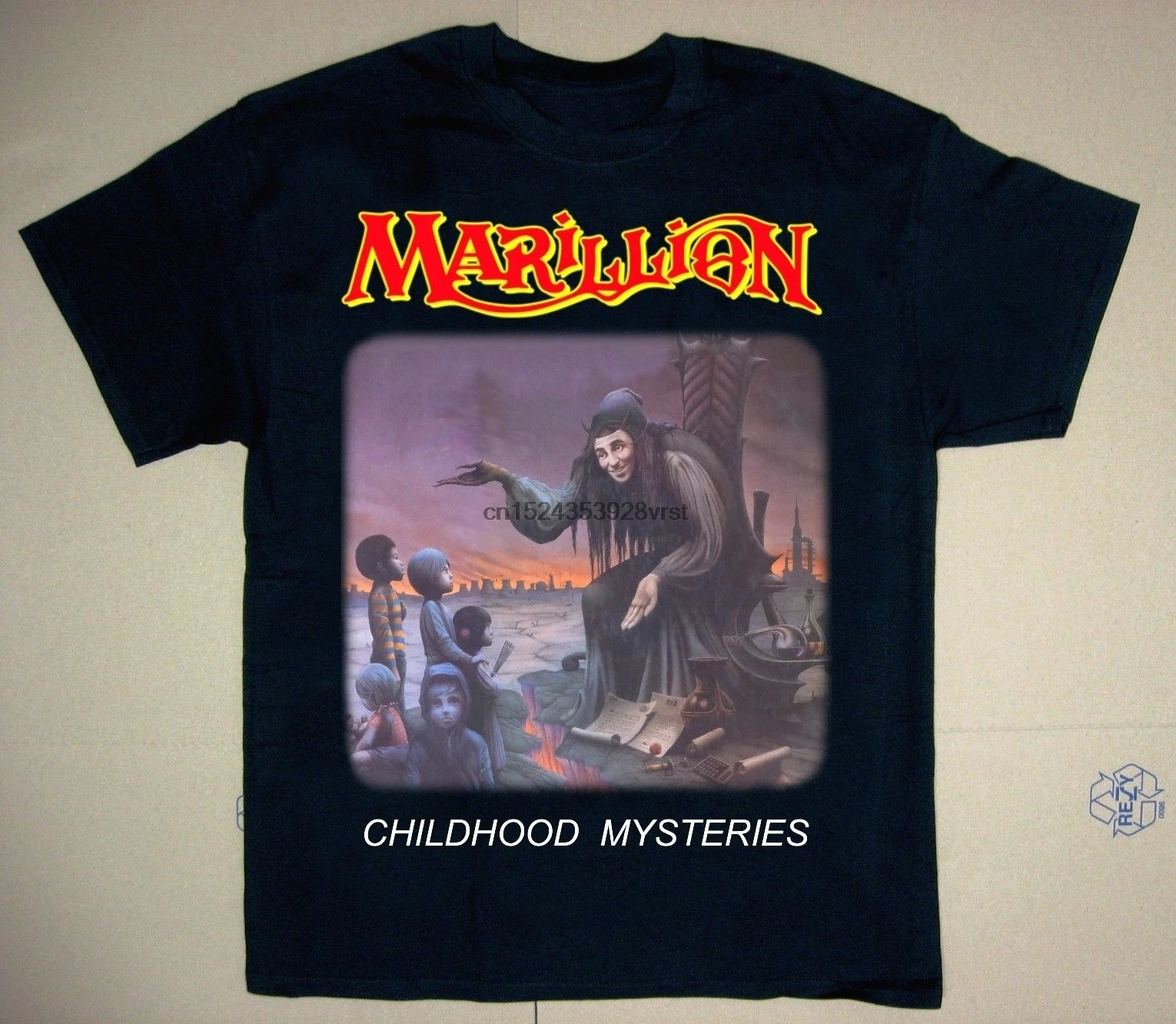 Редкая черная футболка MARILLION detement MYSTERIES модная летняя повседневная с короткими