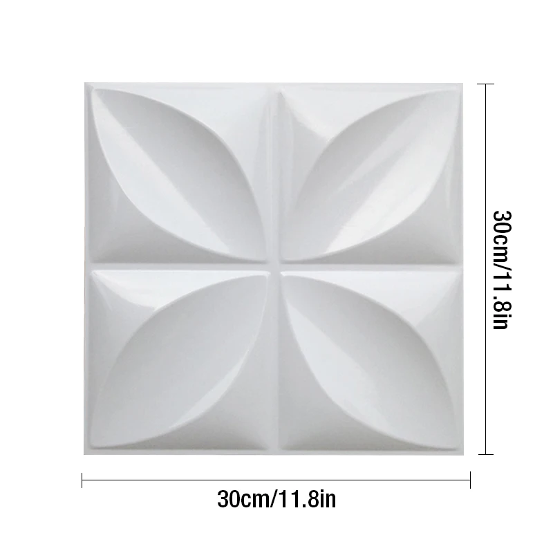 6pcs 30x30cm 3D Stereo Wall Stickes Relief Art Wall Panel Stickers Living Room Kitchen Bedroom Home Decoration 3D wall sticker