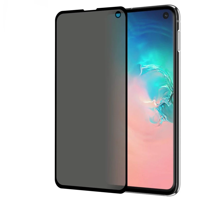 Anti spy Антишпионское закаленное стекло для samsung Galaxy S10e Защитное стекло для сохранения личной информации пленка для samsung S 10e полное покрытие защитное стекло 5,8" - Цвет: Anti spy