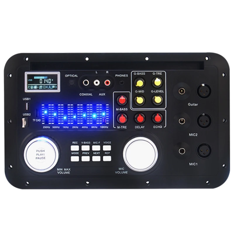 

maker hart Bluetooth MP3 Decoder Board Karaoke Preamp Mixer EQ Lossless Fiber Coaxial Equalizer For Amplifier Audio Home Theater