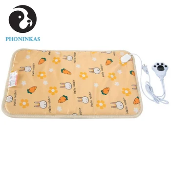 

45*40cm 9 Levels Electric Heater Waterproof Adjustable Heated Mat Dog Cat Pet Heating Pad Bed Blanket Winter Heated Glove Carpet