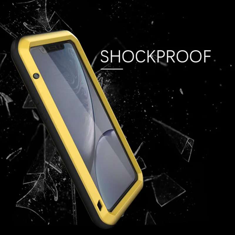 Для Apple iphone 11 Pro Чехол LOVE MEI ударопрочный грязезащитный водостойкий металлический бронированный чехол для телефона для iphone 11 Pro Чехол