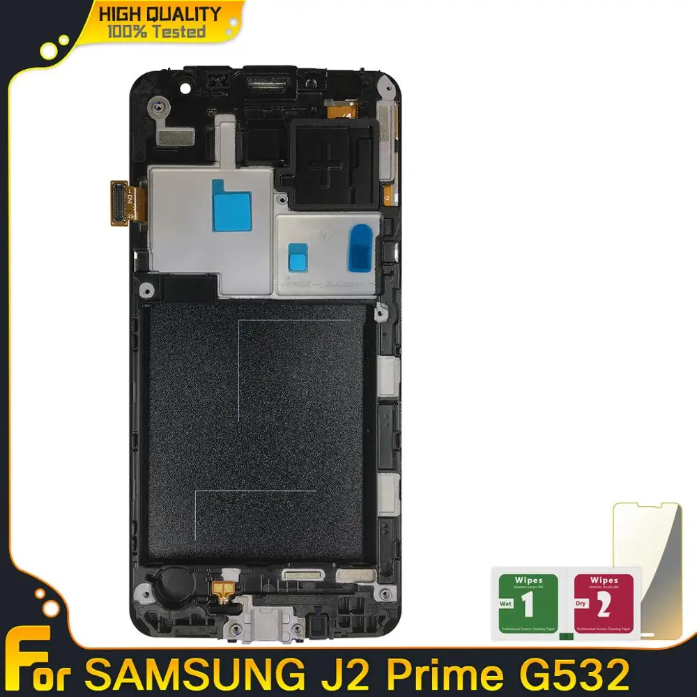 ЖК дисплей для Samsung Galaxy J2 Prime G532 с сенсорным экраном и дигитайзером в сборе рамка