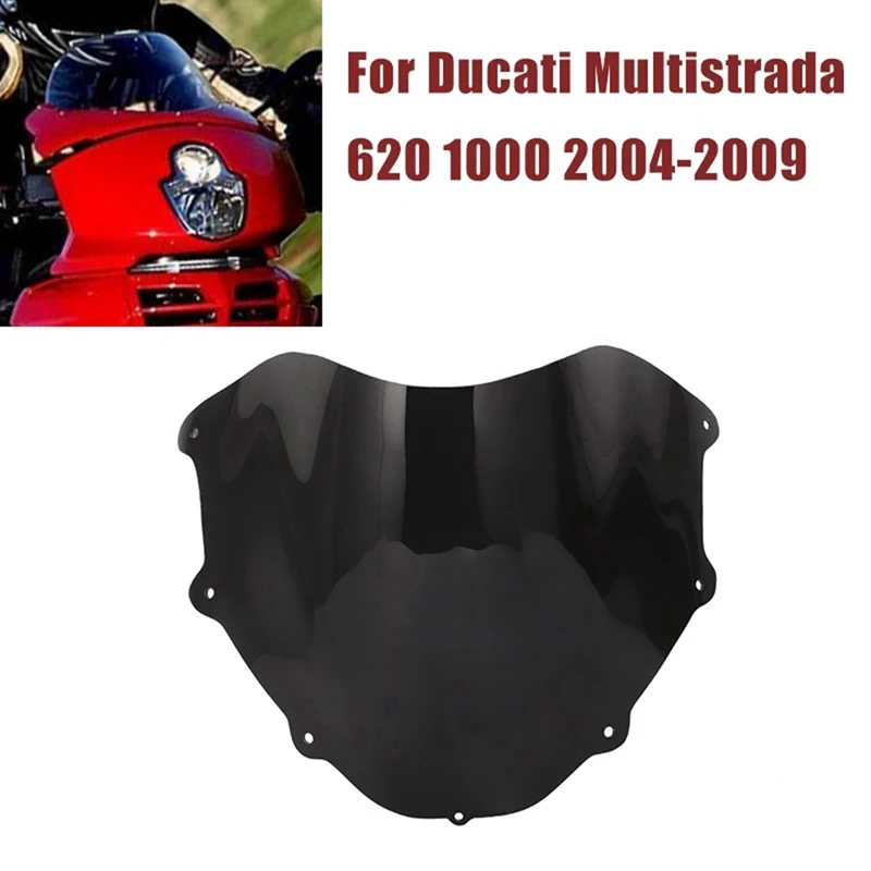 오토바이 앞 유리 앞 유리 썬 바이저 오토바이 액세서리 윈드 스크린 Ducati Multistrada 620 1000 04-09 Best Top5 오토바이 앞 유리 앞 유리 썬 바이저 오토바이 액세서리 윈드 스크린 Ducati Multistrada 620 1000 04-09 Best Top5
