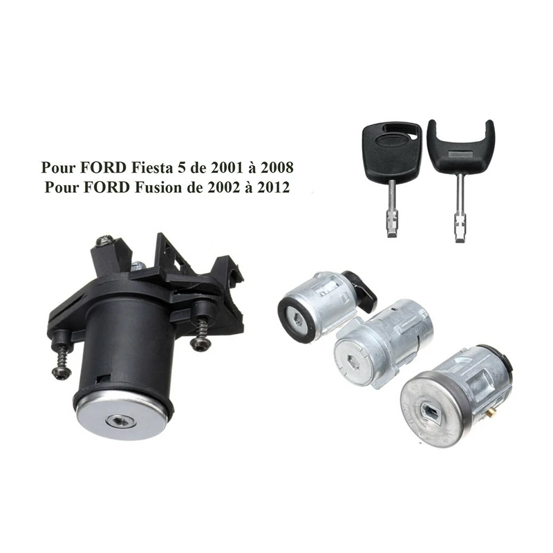1 Set Lock Door Ignition Barrel with 2 Keys 1479660 for Ford Fiesta MK V Fusion | Автомобили и мотоциклы