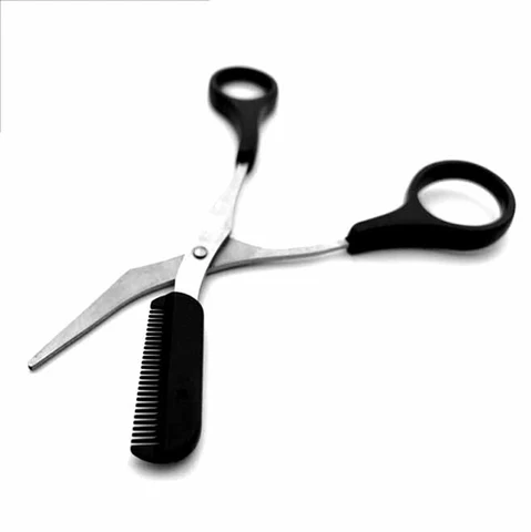 Stainless Steel Eyebrow Trimmer Knife Shaver Beauty Profeesional Eyebrow Scissors Hair Removal Makeup Tool