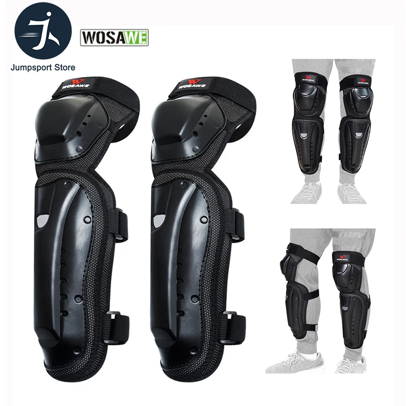 

WOSAWE Motorcycle Knee Pads Kids Children Skiing Knee Protector Guard MTB Ski Protective Gear Kneepad Ski Knee Brace Support