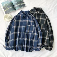 Spring Plaid Shirt's Men Fashion Retro Cotton Casual Shirt Men Streetwear Loose Long Sleeve Shirt Mens Social Men Dress Shirts Spring Plaid Shirt's Men Fashion Retro Cotton Casual Shirt Men Streetwear Loose Long Sleeve Shirt Mens Social Men Dress Shirts