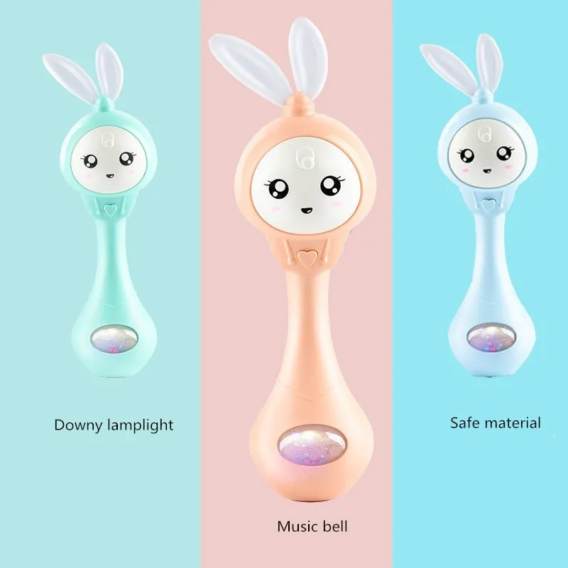 

Baby Music Teether Rattle Toy for Child 0-24 Education Mobile Cot Kids Bed Bell Newborn Stroller Crib Infant Pacifier Weep Tear