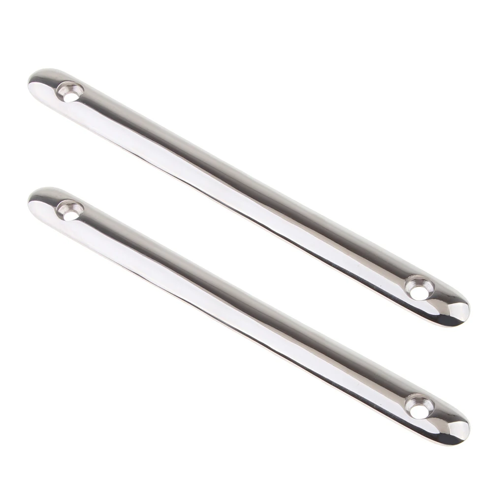 2x Rub Strake Stainless Steel Polished for Marine Boat Yacht RV Kayak 150mm