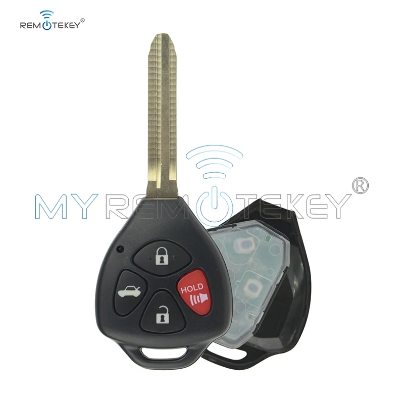 Remtekey Hyq12bby 4 кнопки дистанционного ключа Fob G чип для Toyota Camry 2007 2010 Автомобильный