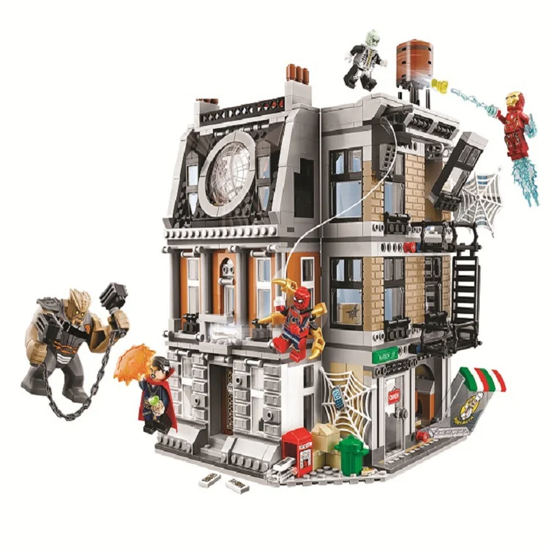 

10840 Compatible with Legoinglys Marvel Avengers Infinity War Sanctum Sanctorum Showdown Iron Man Spidermans Building Block Toys