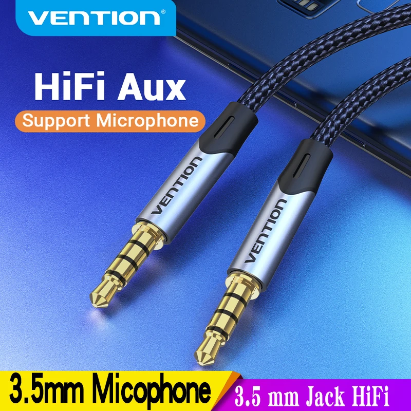 Cable AUX Para Coche Con Certificado MFi - Conector Lightning, 1 Metro, Para IPhone