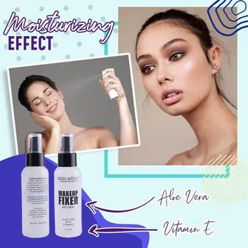 

24h Makeup Sealing Spray Setting Spray Bottle Matte Finishing Long Lasti 100ml Face Foundation Long Lasting Make Up Foundation