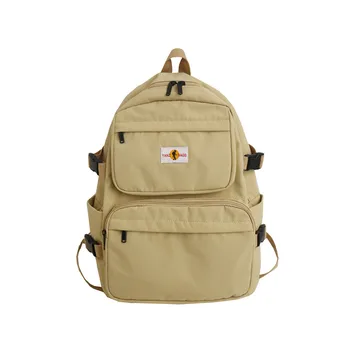 

2019 Fashion Woman Backpack Waterproof Nylon Soft Handle Solid Multi-pocket Travel Zipper Mochila Feminina Sac A Dos School Bags
