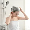 Waterproof and durable disposable elastic bath cap transparent hair salons product that defend bath shower cap ► Photo 2/6
