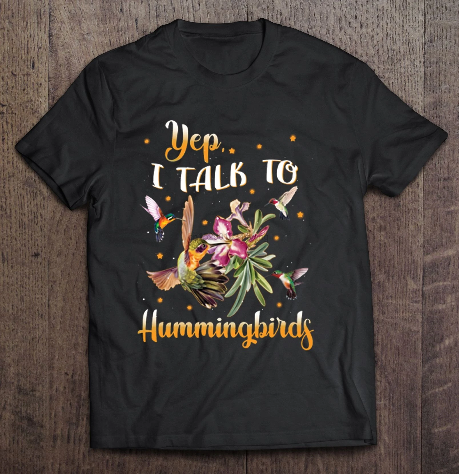 Мужская забавная футболка модная Yep I Talk To Hummingbirds женская | одежда