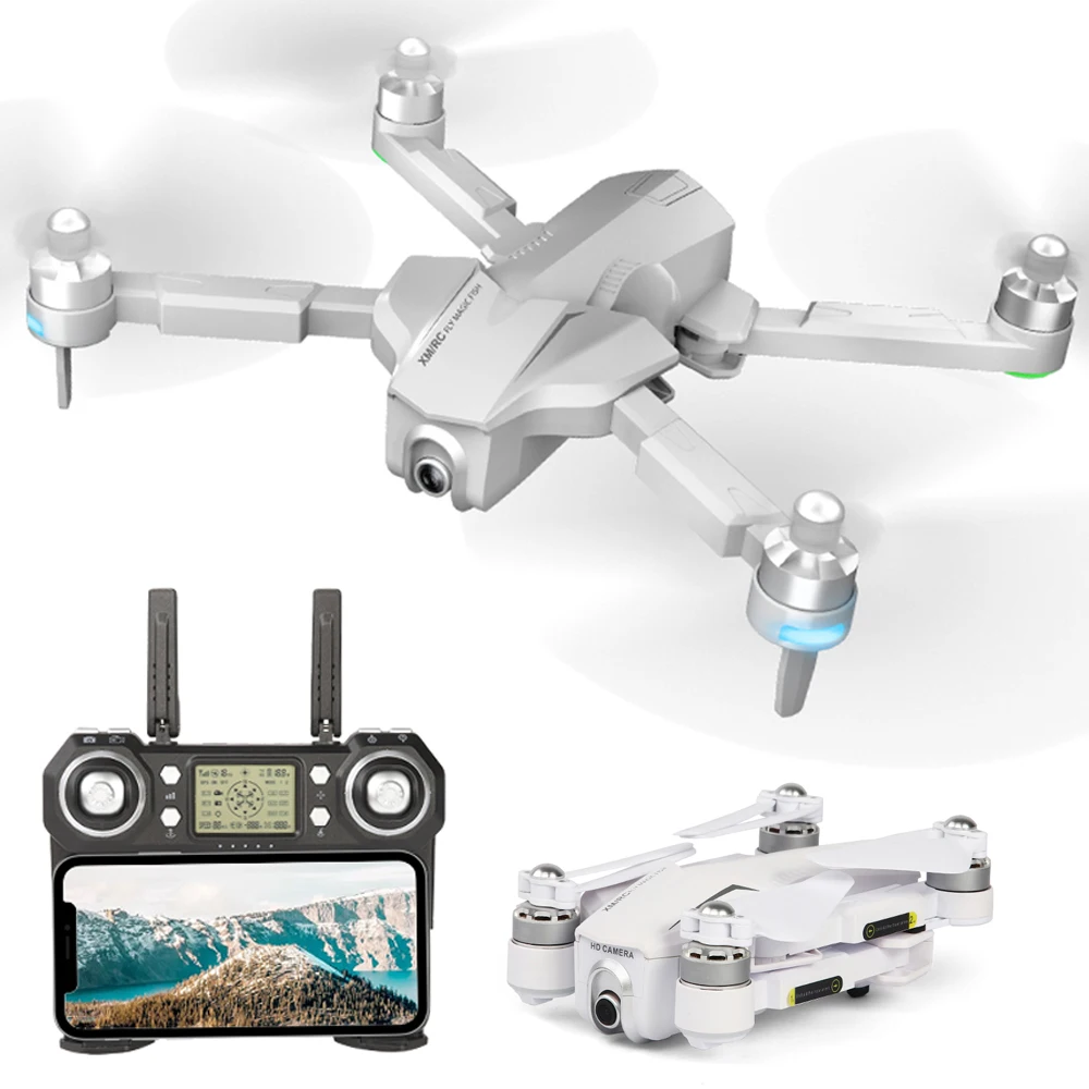 Wi Fi FPV RC Дрон 4K камера оптический поток HD Двойная антенна видео Квадрокоптер