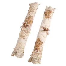 2 шт Холодильник Дверь кухонная техника для дома защитные перчатки вышитые кружева обернуть Цветочные ручка духовки крышки аксессуары