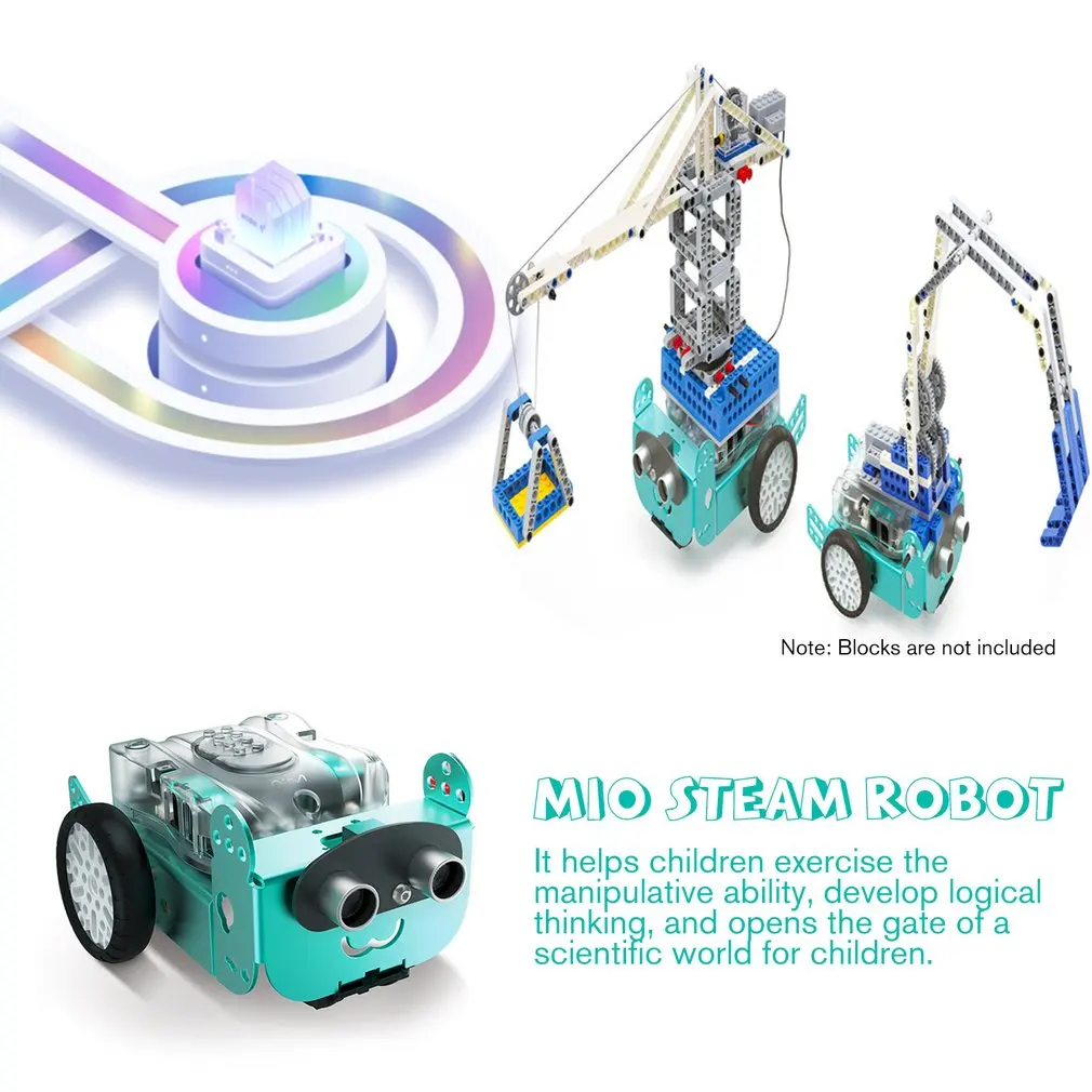 RC робот игрушки Robo3 MIO паровой робот Bluetooth Mbot приложение Программирование царапин UNO доска роботизированное дистанционное управление робот образовательный подарок