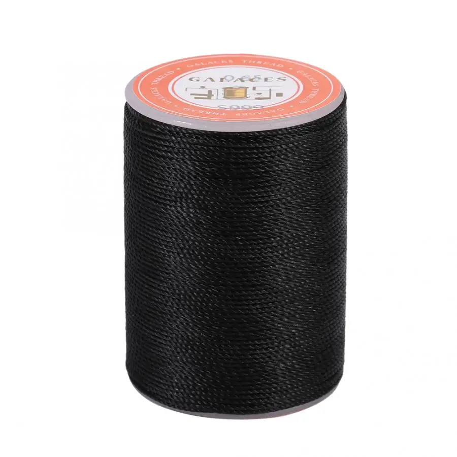 85m/Roll 0.65mm Round Waxed Thread for Leather Hand Sewing Stitching Handcrafts Hot sewing supplies 022