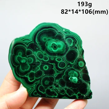 

BIG! 100% Natural green malachite polished mineral specimen slice rough stone quartz Stones and crystals Healing crystal