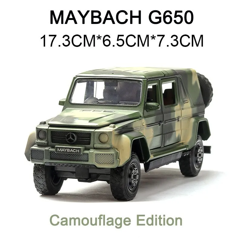 Модель внедорожника Maybach G650 из сплава Mercedes Benz 1/32 внедорожник сделай старую версию