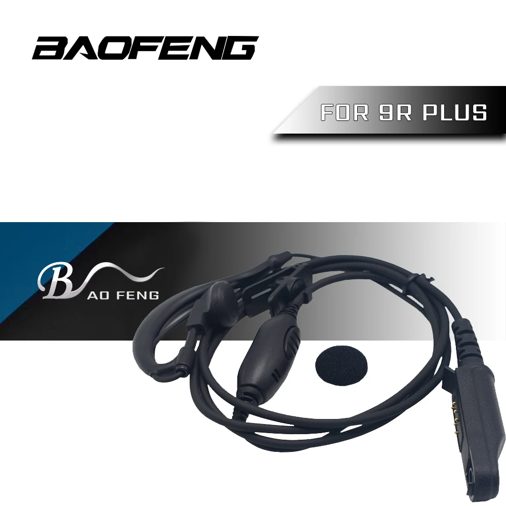 Baofeng рация гарнитура наушник микрофон для двухстороннего радио Baofeng UV-9R plus uv9r BF-9700 BF-A58 аксессуары