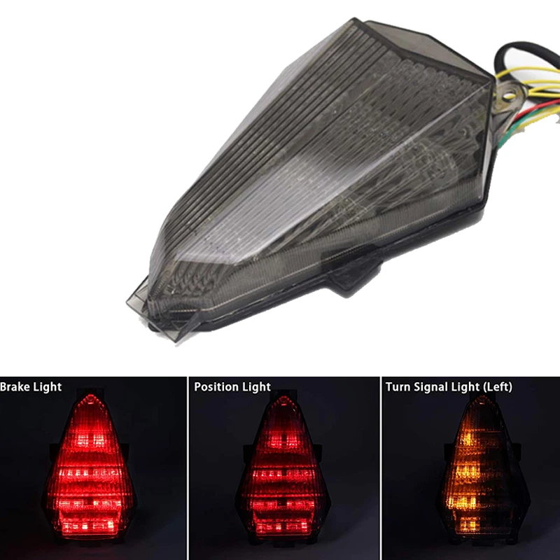 Rear Tail Light Integrated LED Turn Signals Taillight For Yamaha YZF R6 ...