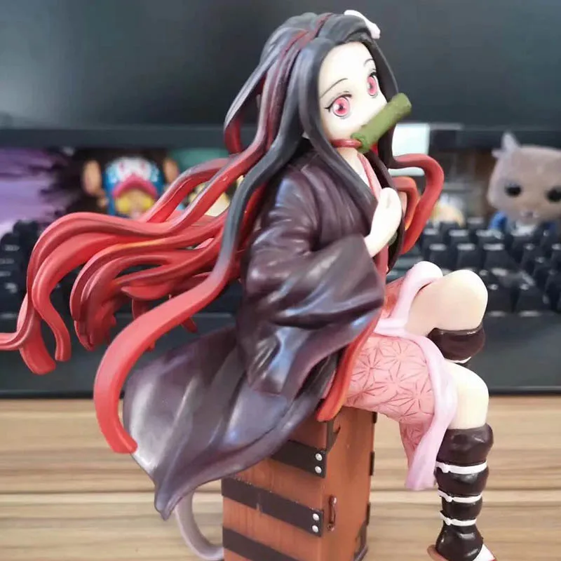 Аниме 1/8 масштаб окрашенная фигура демон убийца Kimetsu No Yaiba Kamado Nezuko экшн ПВХ фигурка игрушка Brinquedos 17 см