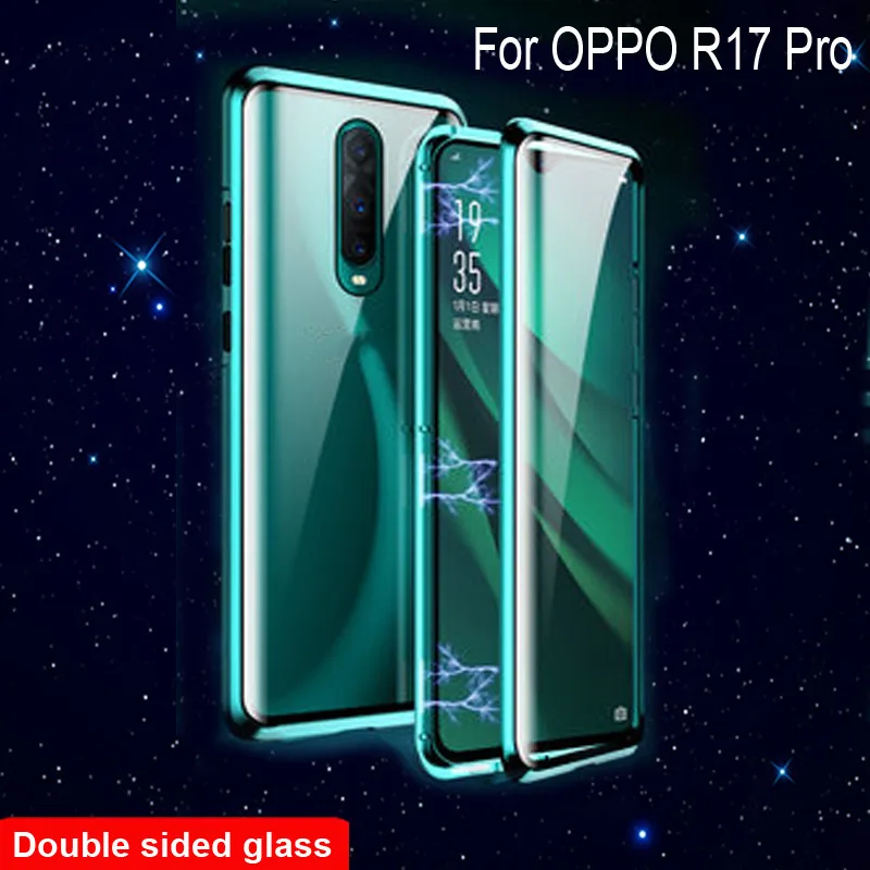 Luxury-Magnetic-Adsorption-Case-For-OPPO-R17-Pro-Metal-Frame-Doubl-Sided-Glass-Cover-For-OPPO (1)