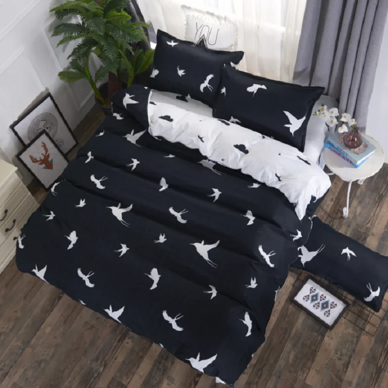 

NTNT 06 Ultratex Home Textile Printed Multi Color Multi Sizes Comfortable Thicked Brushed Suede Bedding Sets Duvet Cover Bed Sh