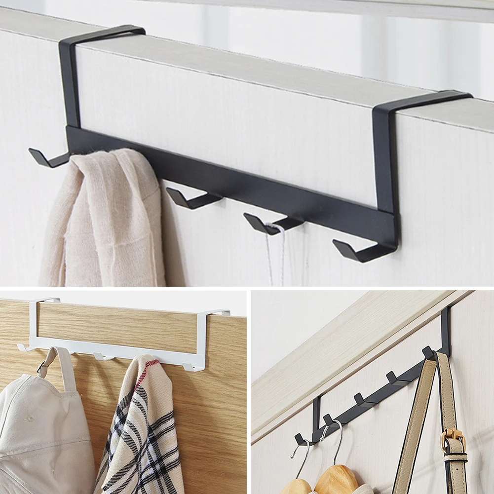 『Cheap!!!』- Coat Hook Rack Over the Door 5 Hooks Home Organizer Metal
Hanging Rack Cloth Coat Hat Hanger Bathroom Kitchen Accessories