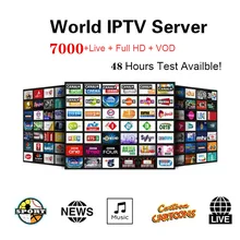 HD World 4K IP tv подписка android tv box лучшая Европа Испания Голландский Шведский французский арабский Азиатский Африка Америка Smart Live IP tv