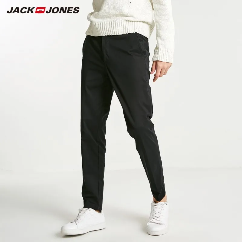JackJones мужские хлопковые повседневные эластичные брюки мужская одежда 218414524 |