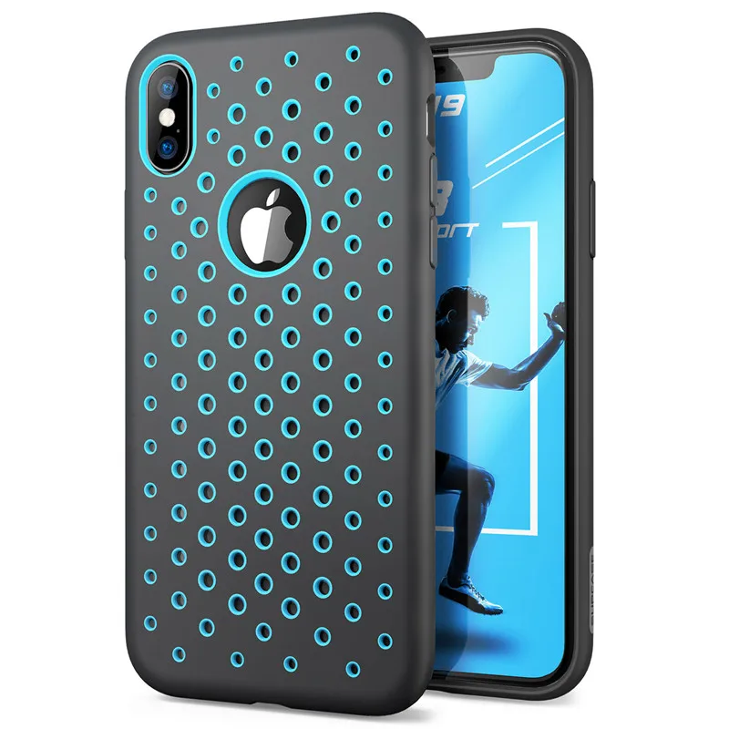 Чехол для iPhone X Xs 5 8 дюйма SUPCASE UB Спортивная Жидкая силиконовая резина Премиум