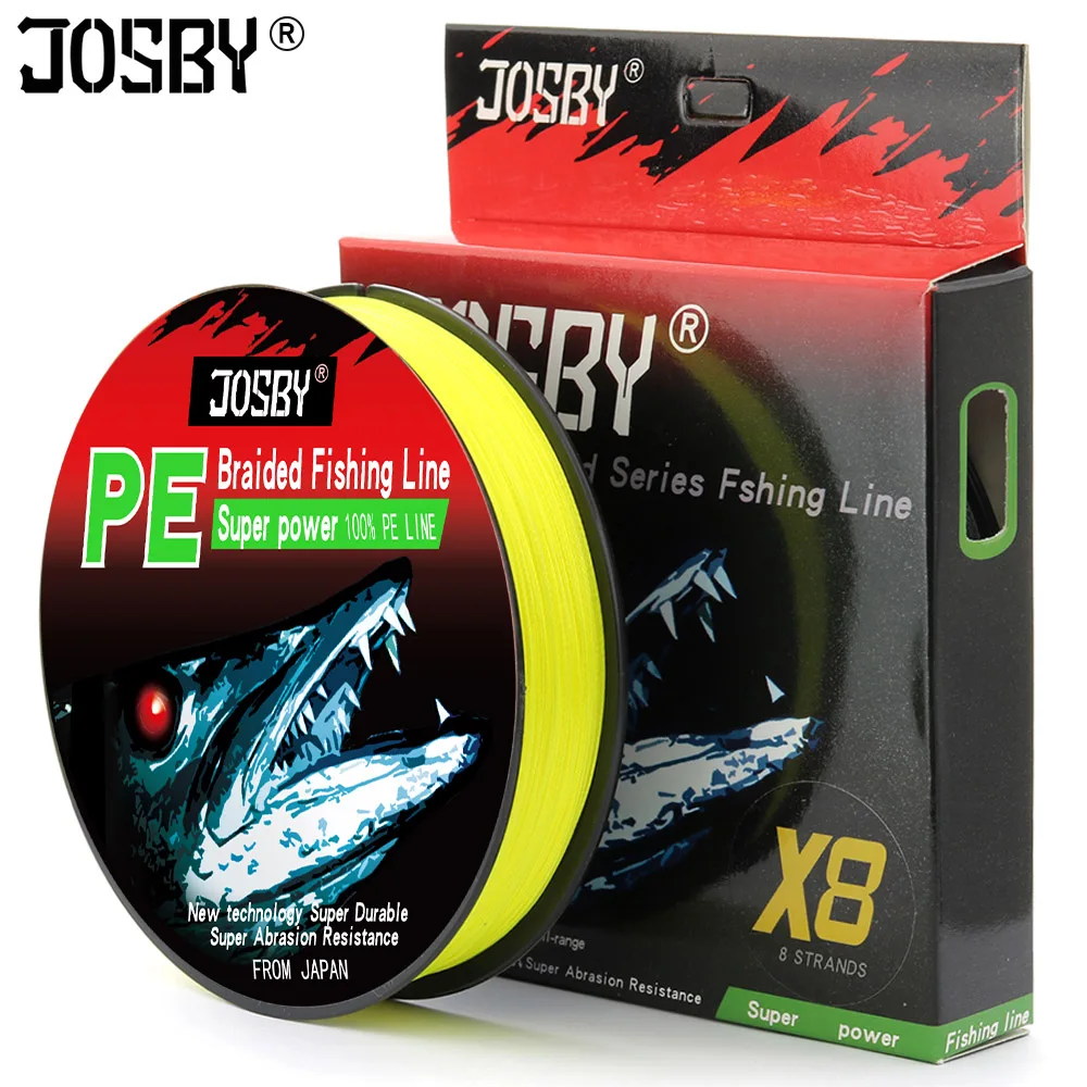 Рыболовный шнур JOSBY Pesca Line8 полиэтиленовый плетеный для ловли карпа все нахлыстом