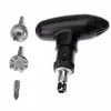 GOG Golf Spike Ratchet Handle Wrench Tool Bits Golf Remover Ripper Steel Ratcheting Shoe Cleats Practical Club New 1 Set 6