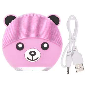 

Silicone Electric Face Cleansing Brush Waterproof Rechargeable Sonic Vibration Facial Pore Cleanser Skin Scrubber Massager 39