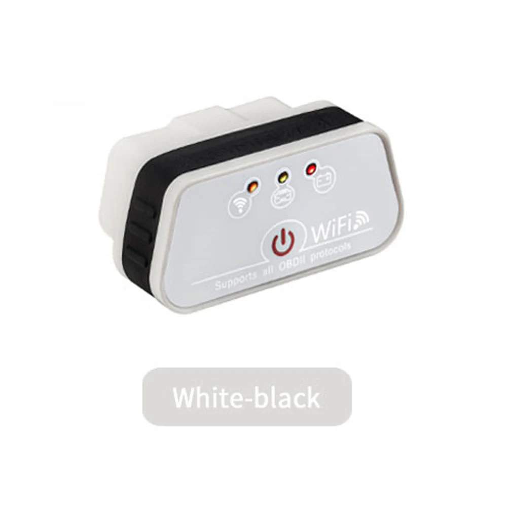 KONNWEI KW901 Bluetooth Автомобильный детектор неисправностей двигателя детектор сканер диагностический сканер считыватель для Android/iOS/PC CA - Цвет: White-black