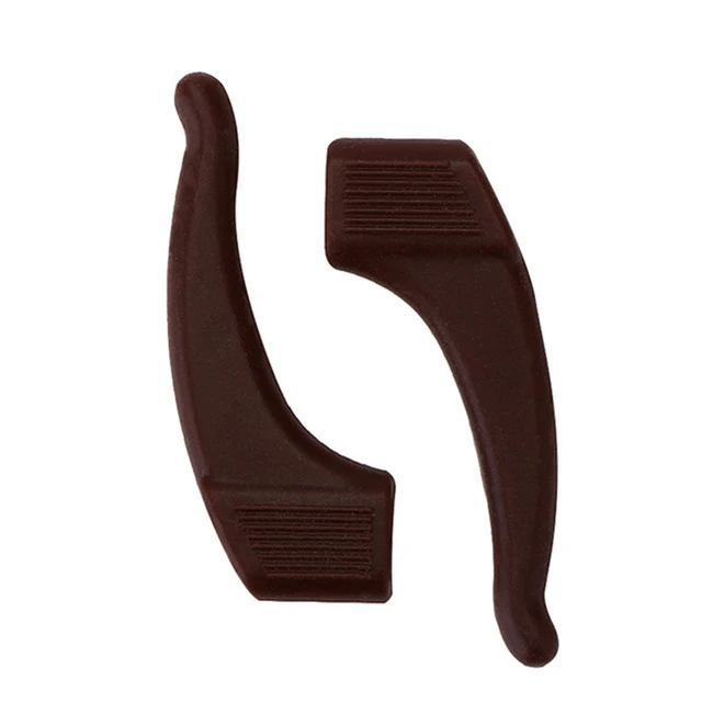 Fashion Anti Slip Ear Hook Eyeglass Eyewear Accessories Eye Glasses Silicone Grip Temple Tip Holder Spectacle Eyeglasses Grip Auburn