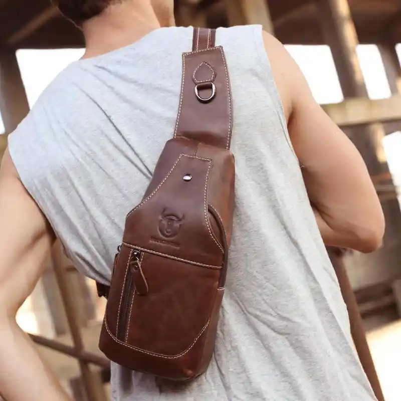 male chest bag