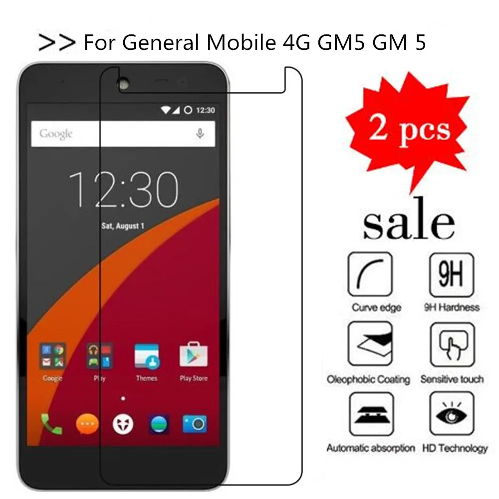 Закаленное стекло для General Mobile 4G 9H Высококачественная защитная пленка