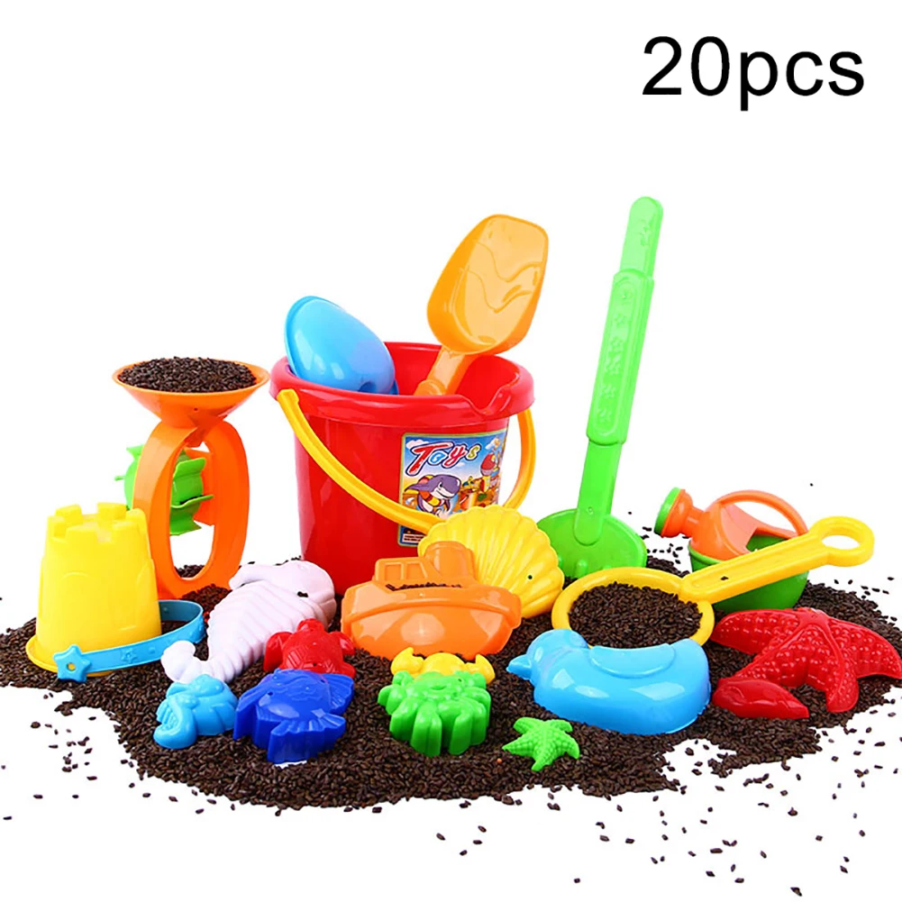 Детские пляжные игрушки замок, домик ведро Лопата рыба модель набор инструментов формы забавные инструменты Новый
