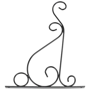 

Iron Garden Wall Light Hanging Flower Plant Pot Bracket Hook Shelf Stand Holder