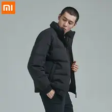 Xiaomi Youpin 90 мужской повседневный пуховик с воротником, трехслойная композитная ткань, 90% белый утиный пух, уровень 4, водонепроницаемый, удобный