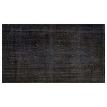 

Handmade Black Vintage Overdyed Turkish Area Rug 160x270 Cm-5'3''X8'10''