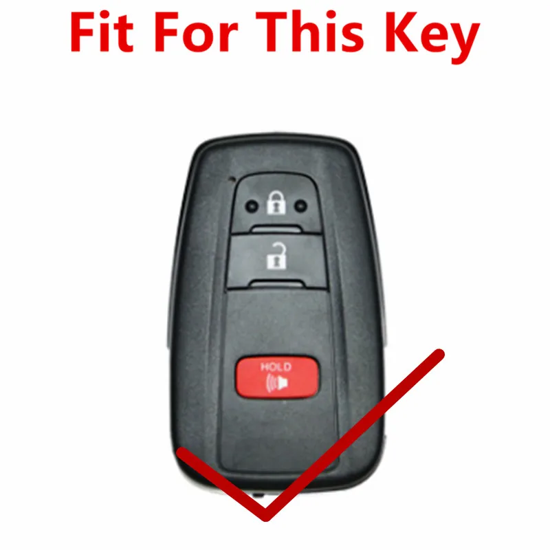 FLYBETTER умный ключ из натуральной кожи с 3 кнопками чехол для Toyota CHR/C HR/Prius 2016 2017 2018