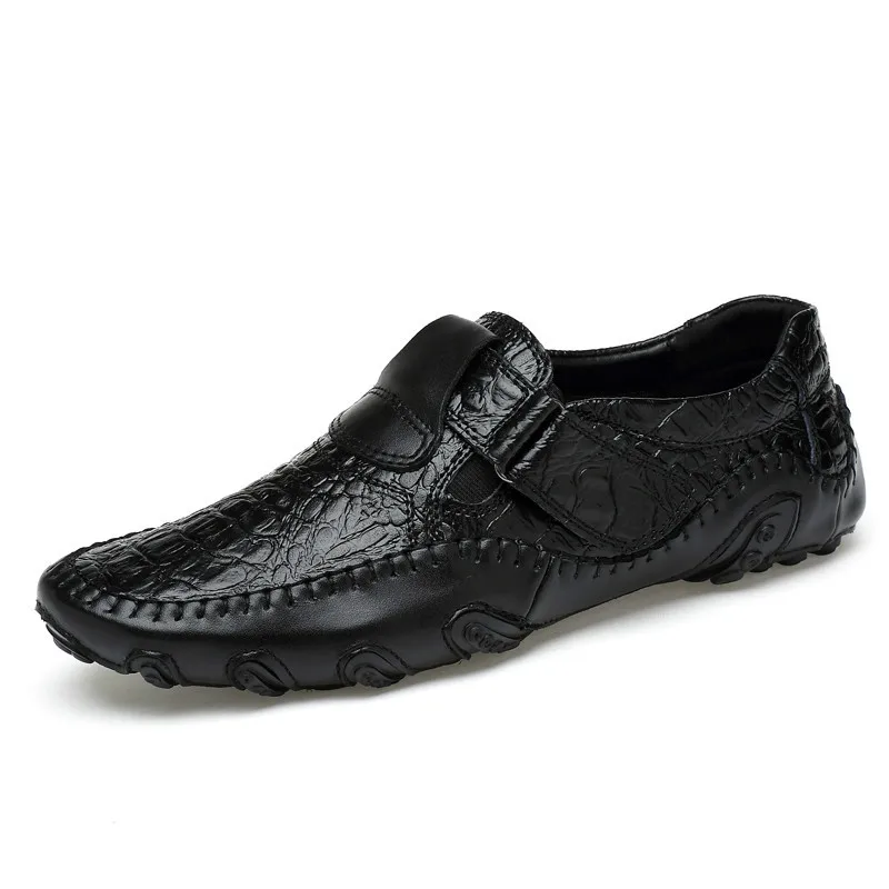 Men Casual Shoes Genuine Leather 2018 Mens Loafers Luxury Brand Fashion Breathable Driving Slip On Comfy Moccasins | Обувь